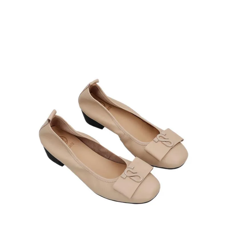 311368AP1 Women's Ballerina Flats - Apricot