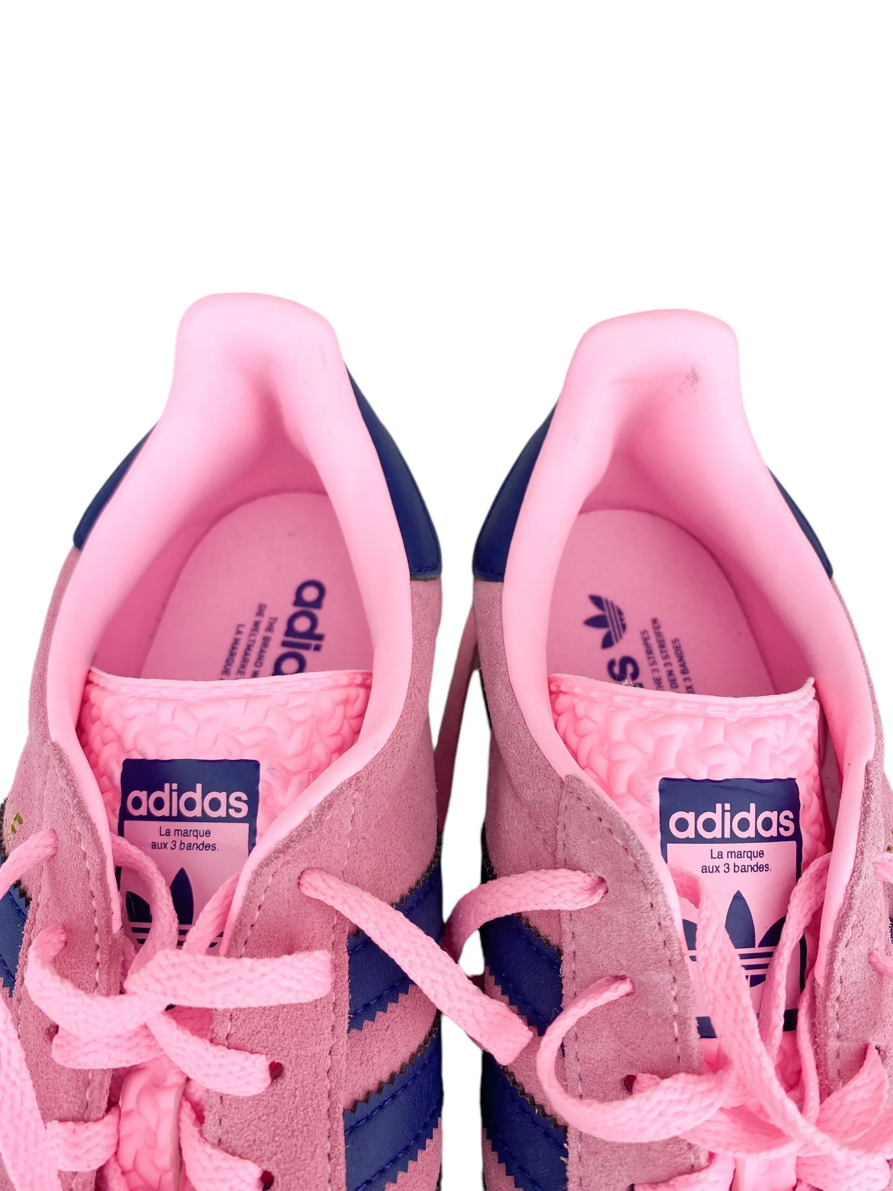 Adidas Women's Gazelle Bold Sneakers Pink Glow Vctry Size 9 (fits like 9.5)