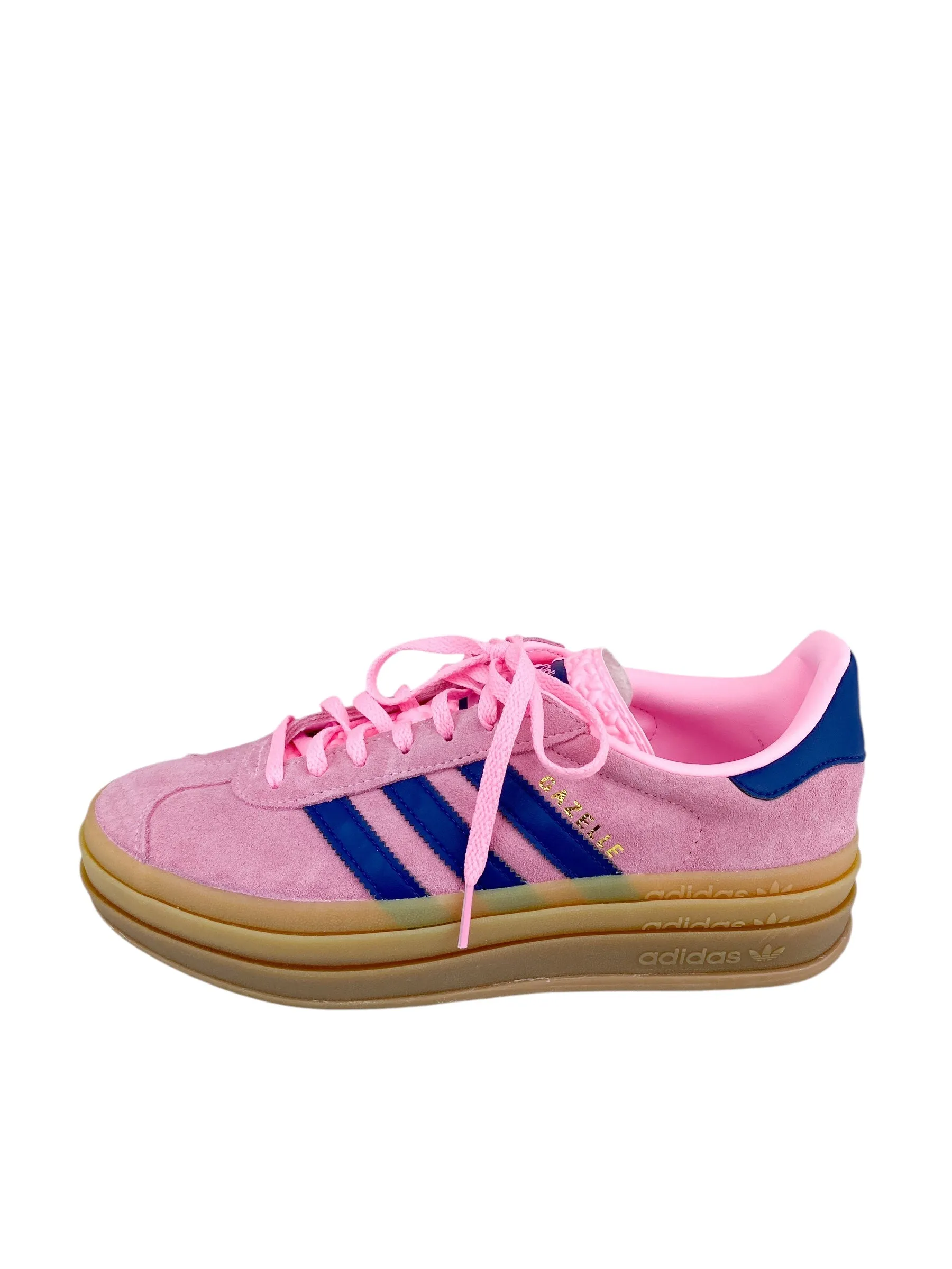 Adidas Women's Gazelle Bold Sneakers Pink Glow Vctry Size 9 (fits like 9.5)