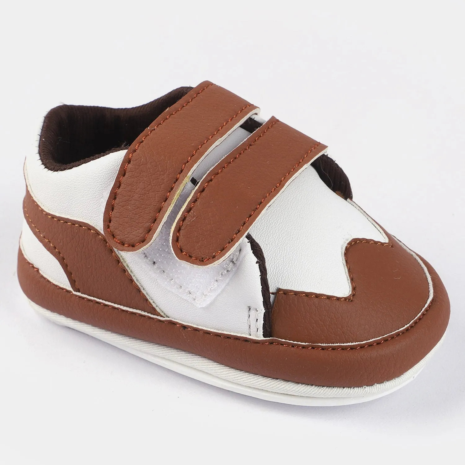 Baby Boy's Shoes 1909-Coffee/Beige