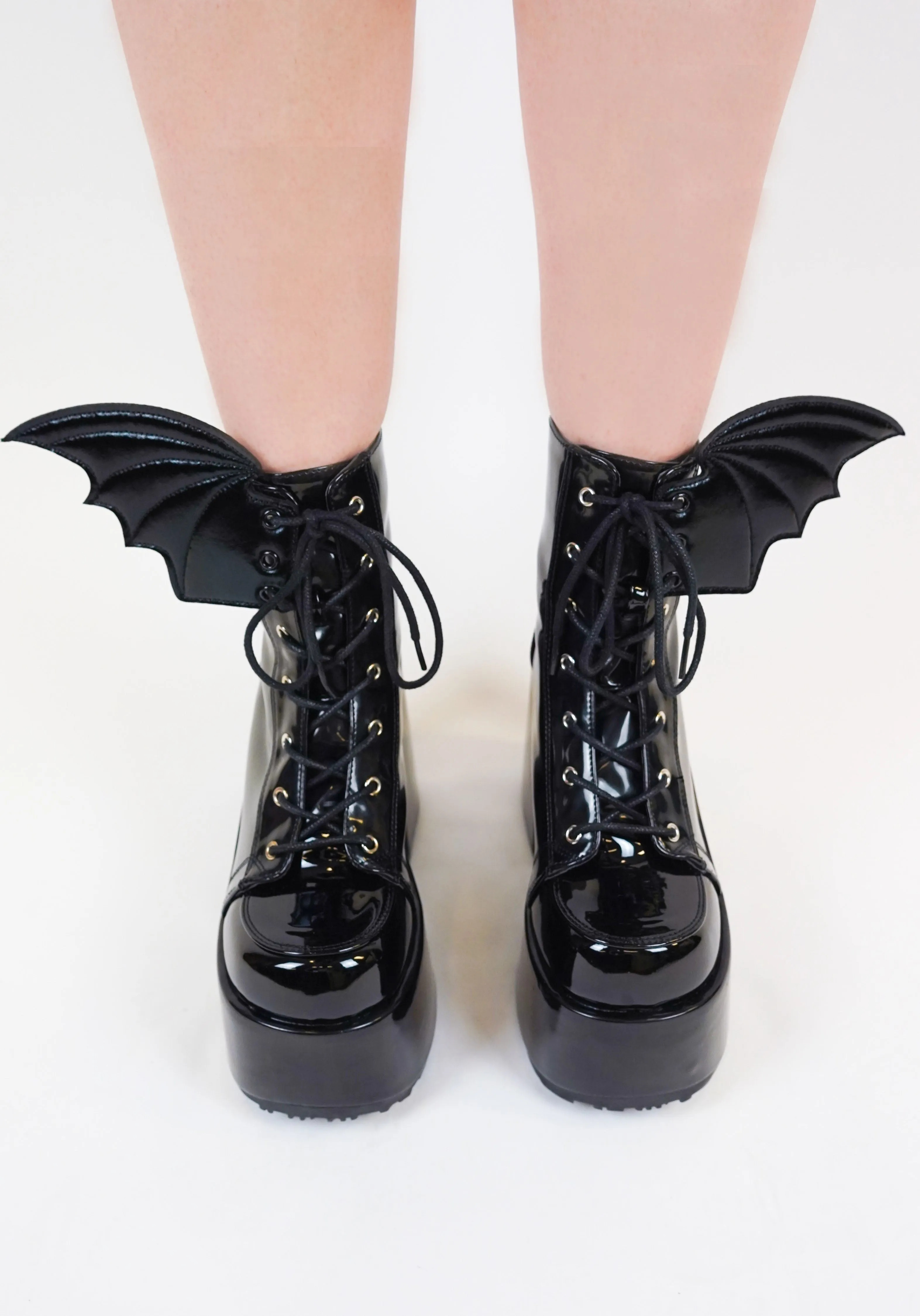 Bat Wings [Black] | SHOE ACCESSORY [PAIR]