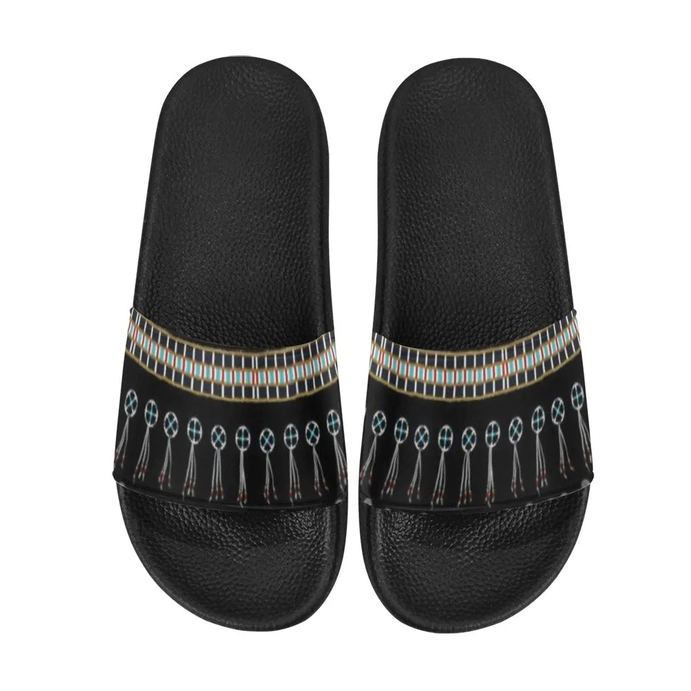 Beaded Bracelet Women's Slide Sandals