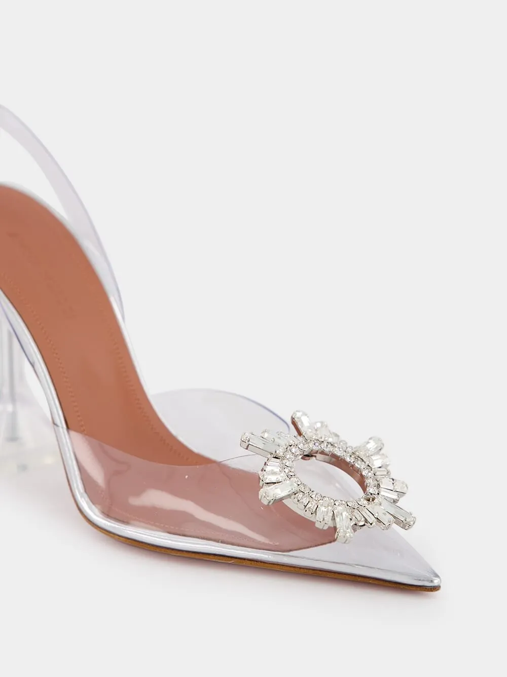 Begum Glass Sling Pumps