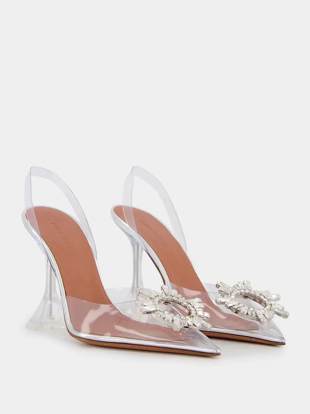 Begum Glass Sling Pumps