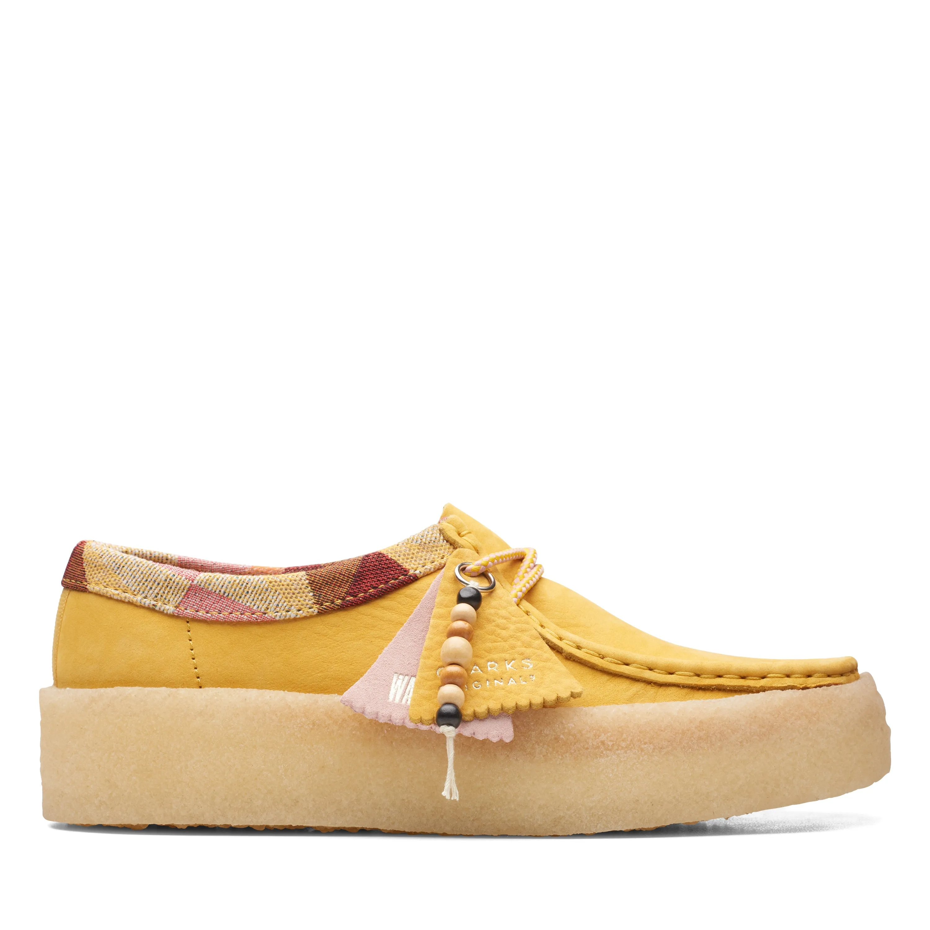 Clarks Originals Wallabee Cup Low Top Women's Yellow Nubuck 26165817