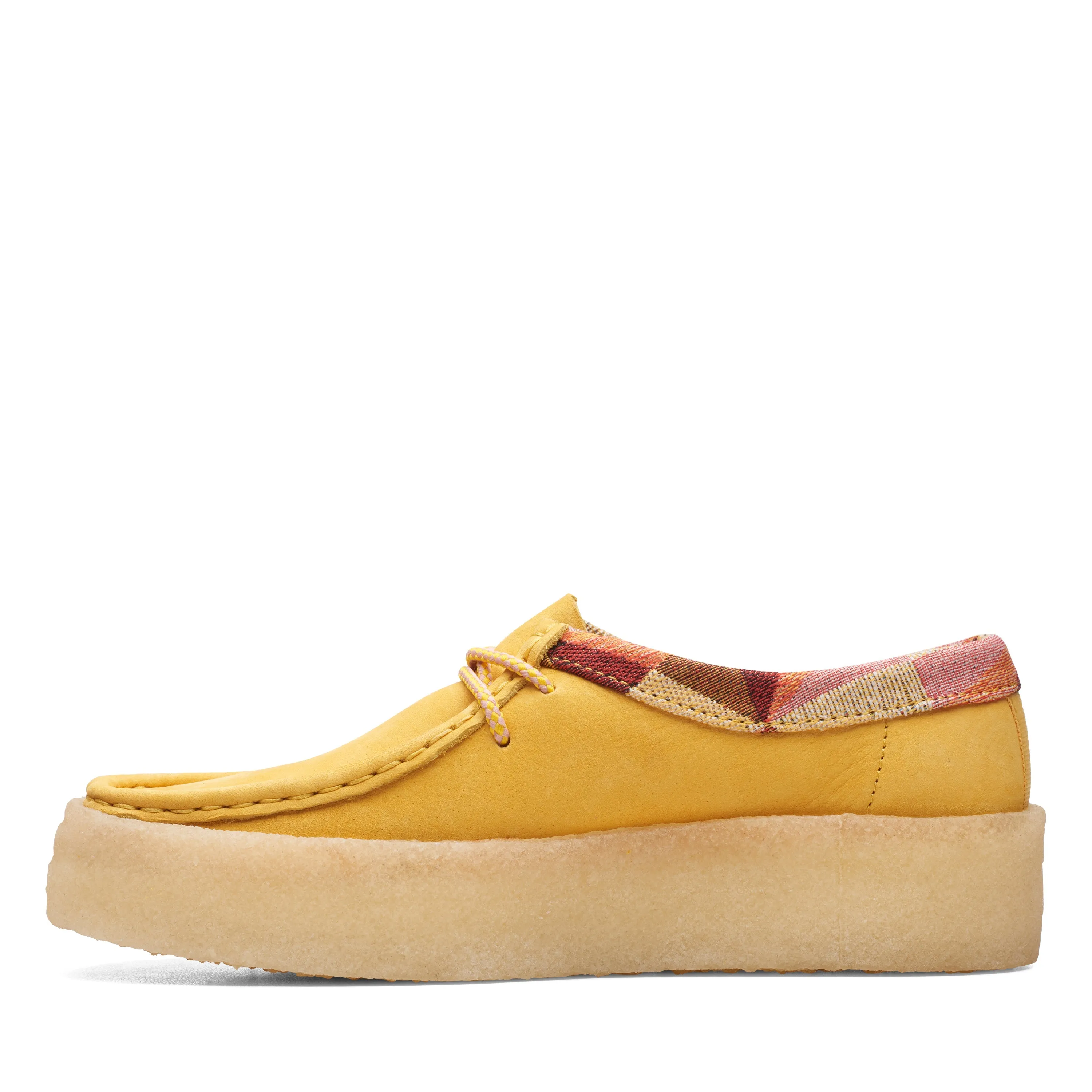 Clarks Originals Wallabee Cup Low Top Women's Yellow Nubuck 26165817