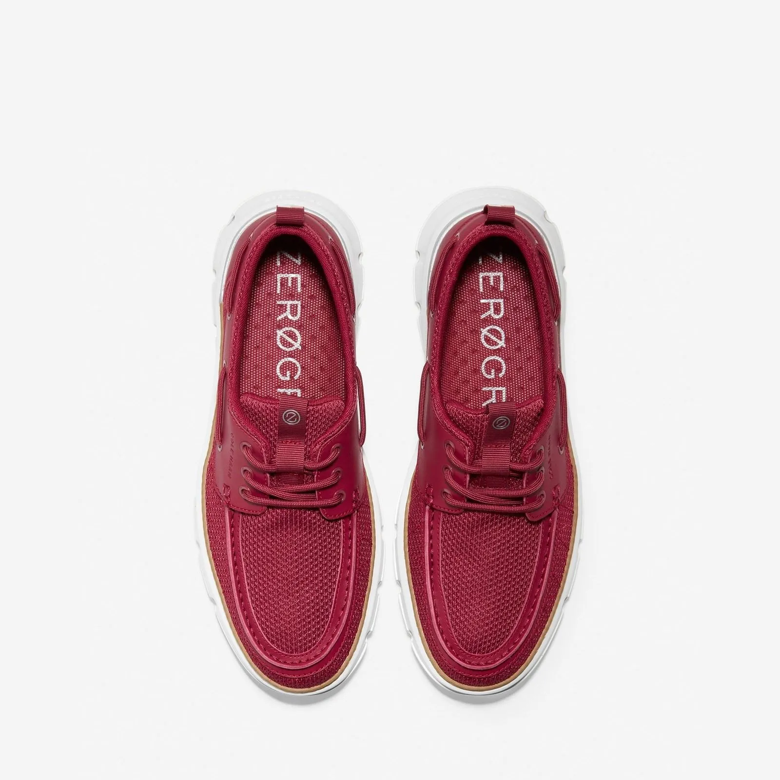 Cole Haan 4.ZeroGrand Regatta Nylon Men's Red Boat Shoes