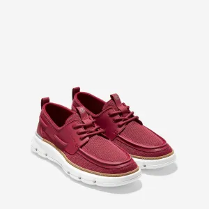 Cole Haan 4.ZeroGrand Regatta Nylon Men's Red Boat Shoes