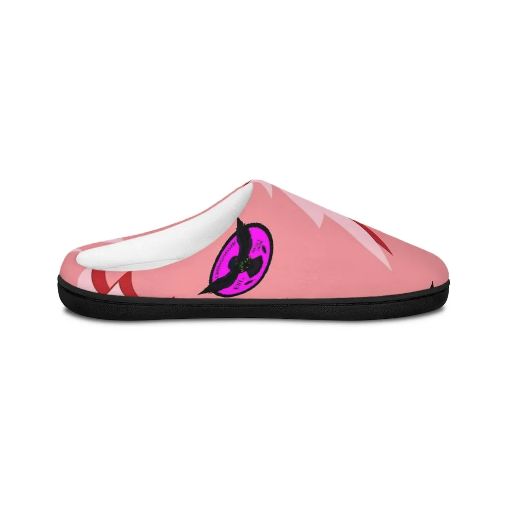 Crowgodshi Pink Lightning Indoor Slippers