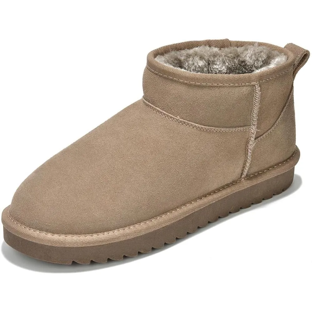 Cushioned Insole Suede Winter Boots