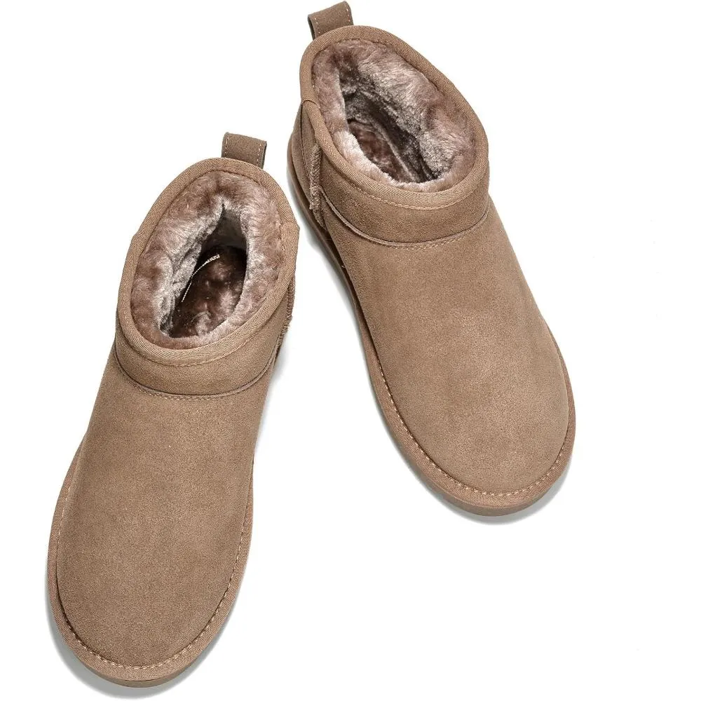 Cushioned Insole Suede Winter Boots