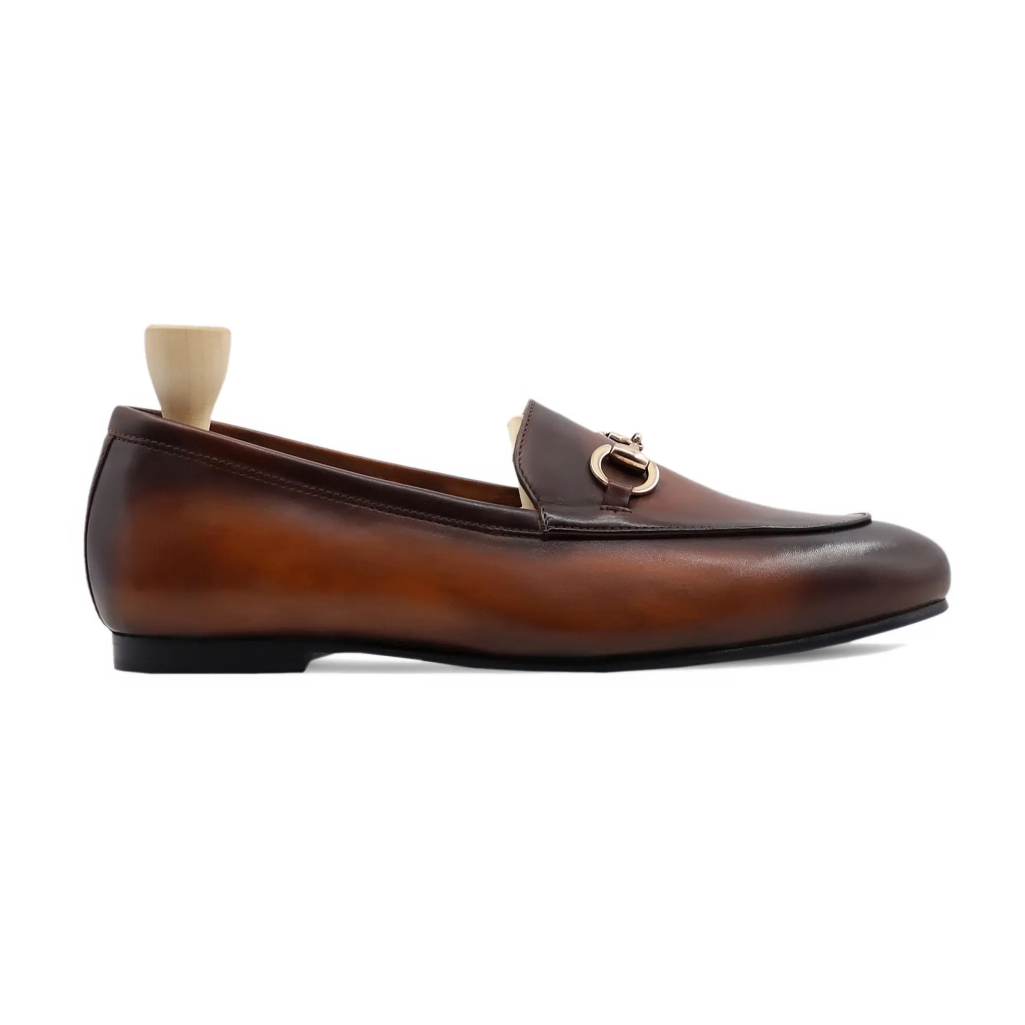 Dospalillos - Men's Burnished Brown Calf Leather Loafer