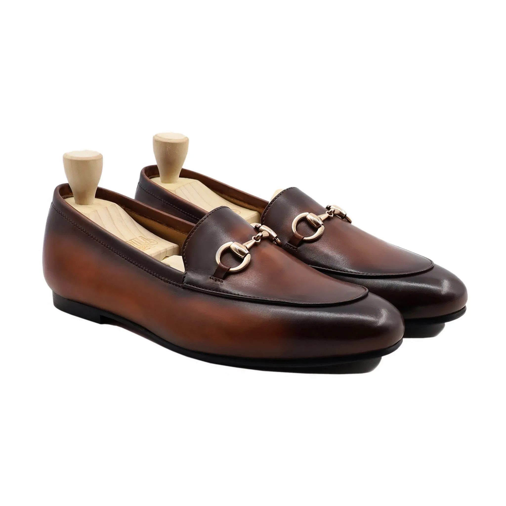 Dospalillos - Men's Burnished Brown Calf Leather Loafer