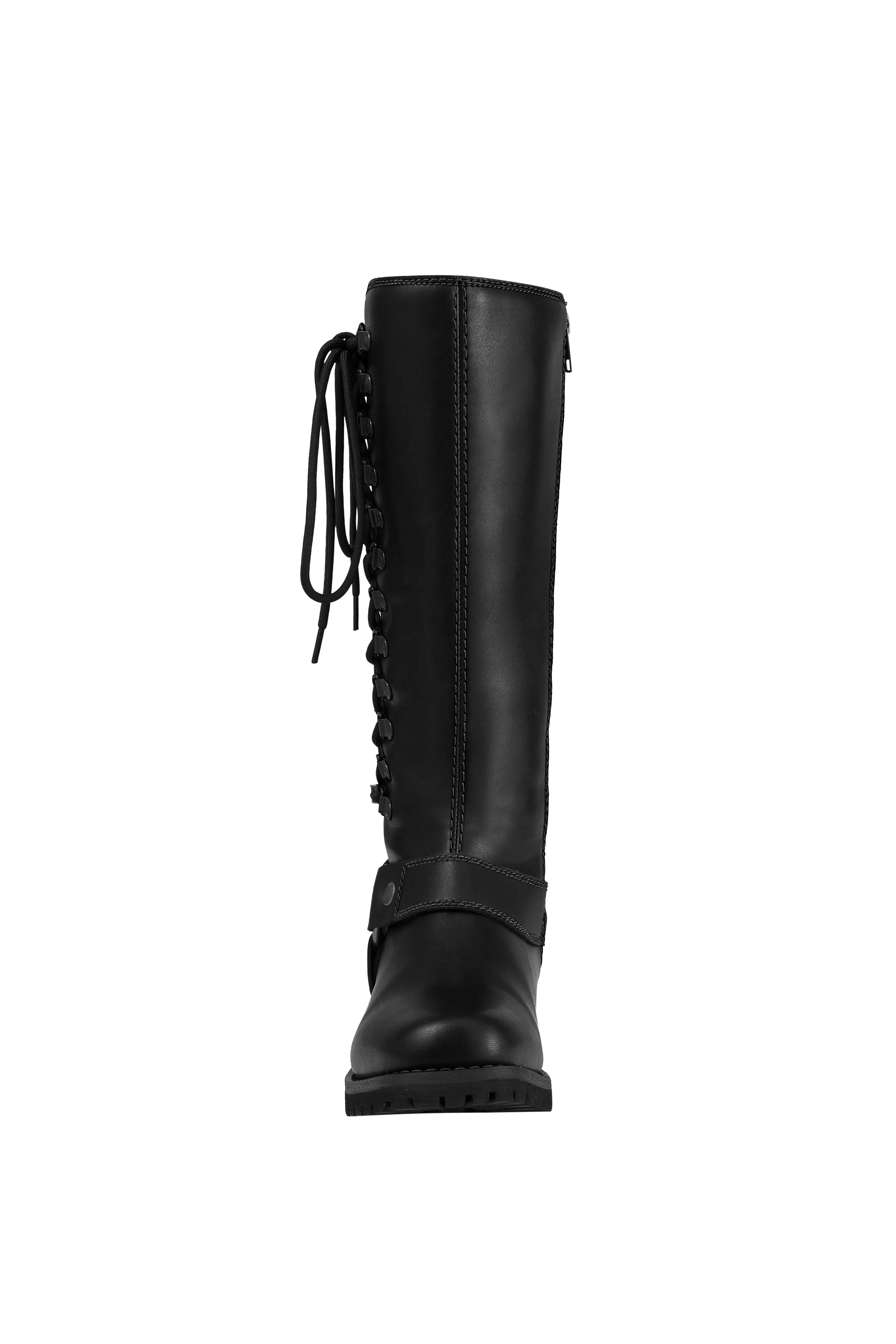 Dream Apparel® Women Biker Long Boots with Laces