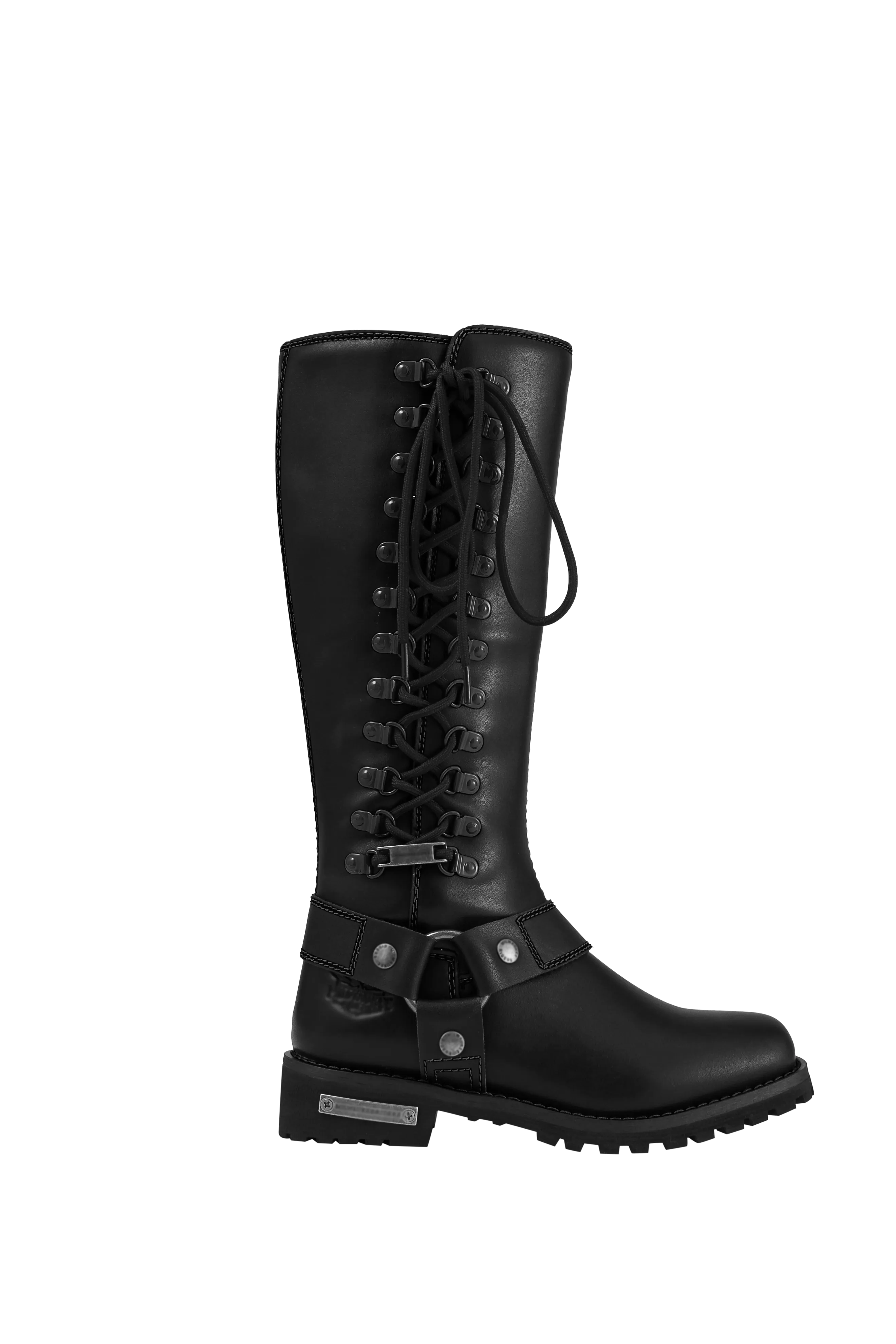 Dream Apparel® Women Biker Long Boots with Laces