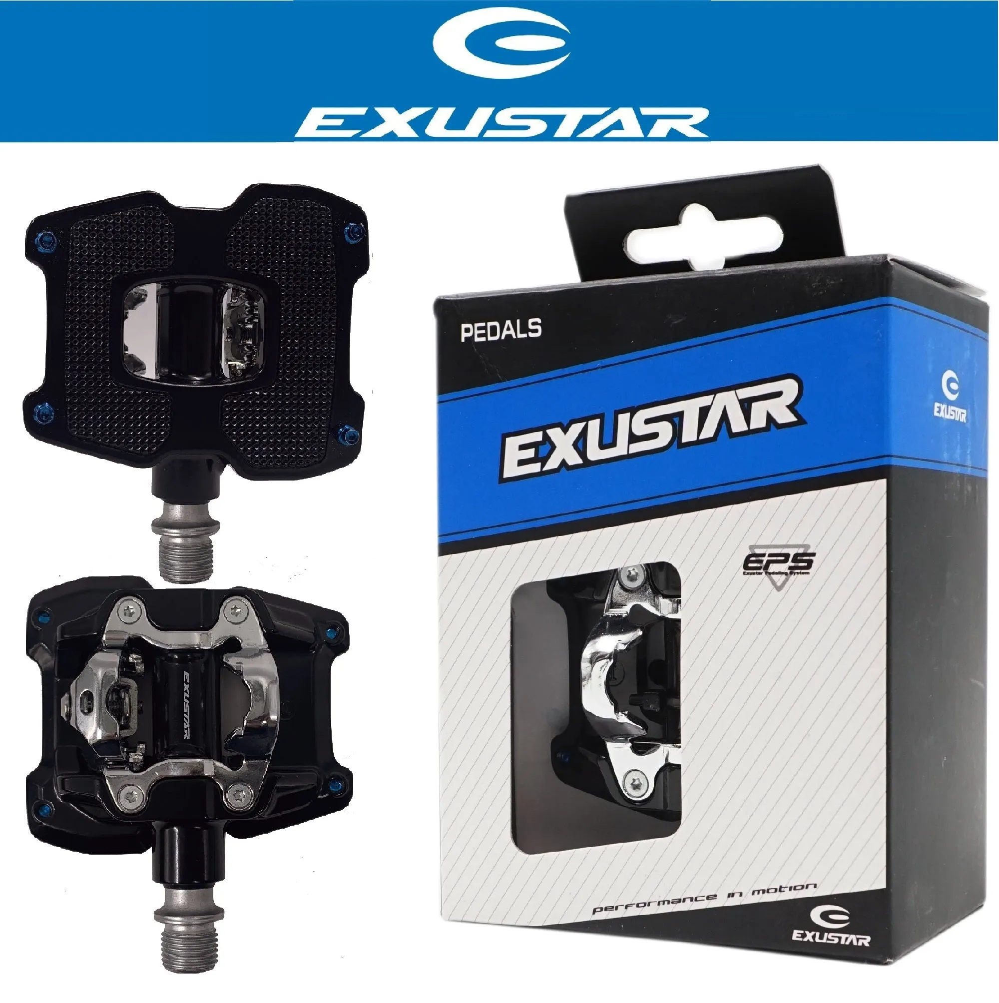 Exustar E-PM831 1 Sided SPD Clipless / Platform Pedals