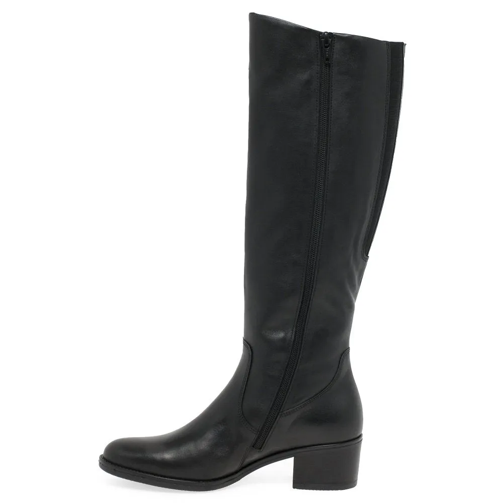 Gabor 51.658.27 - Isla M Women's Knee High Boots - Black