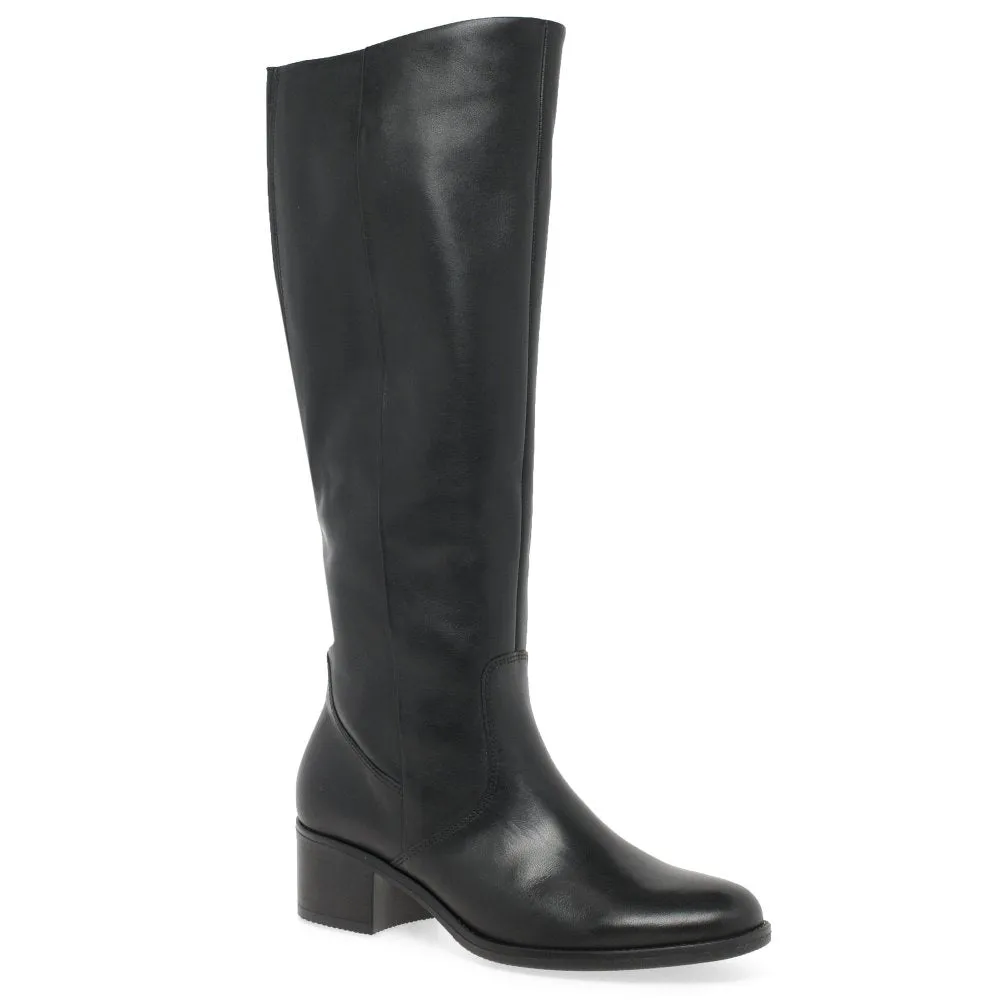 Gabor 51.658.27 - Isla M Women's Knee High Boots - Black