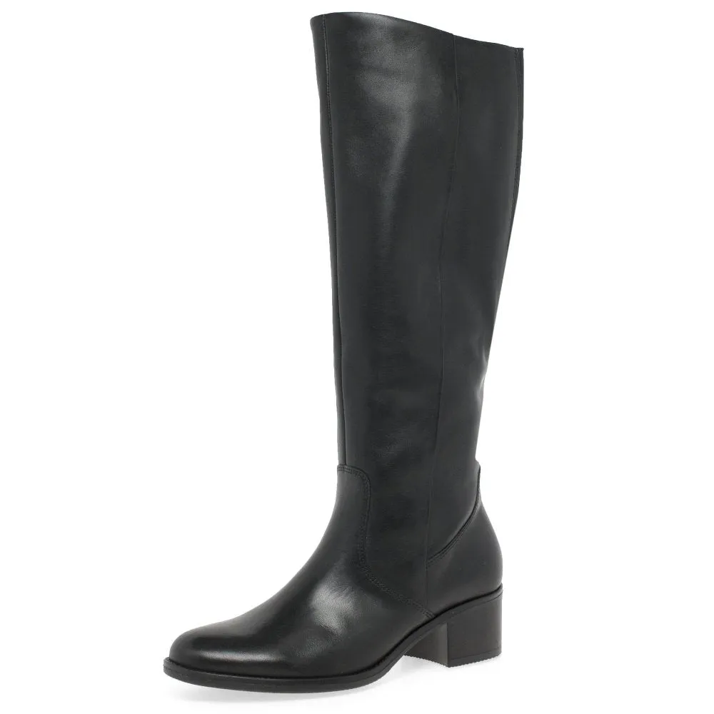 Gabor 51.658.27 - Isla M Women's Knee High Boots - Black