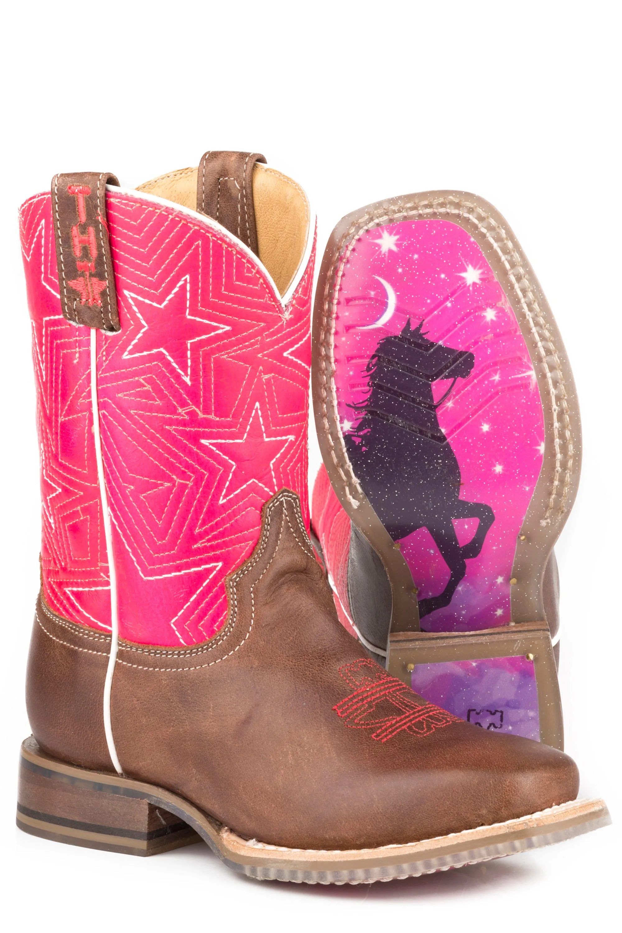 Girl's Tin Haul "Puffy Stars" Boot