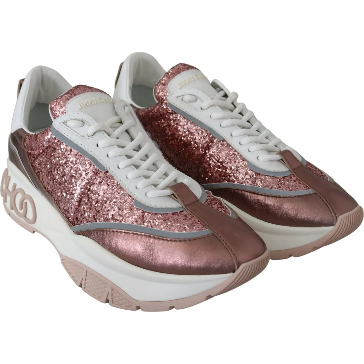 Jimmy Choo Candyfloss Glitter Sneaker Euphoria