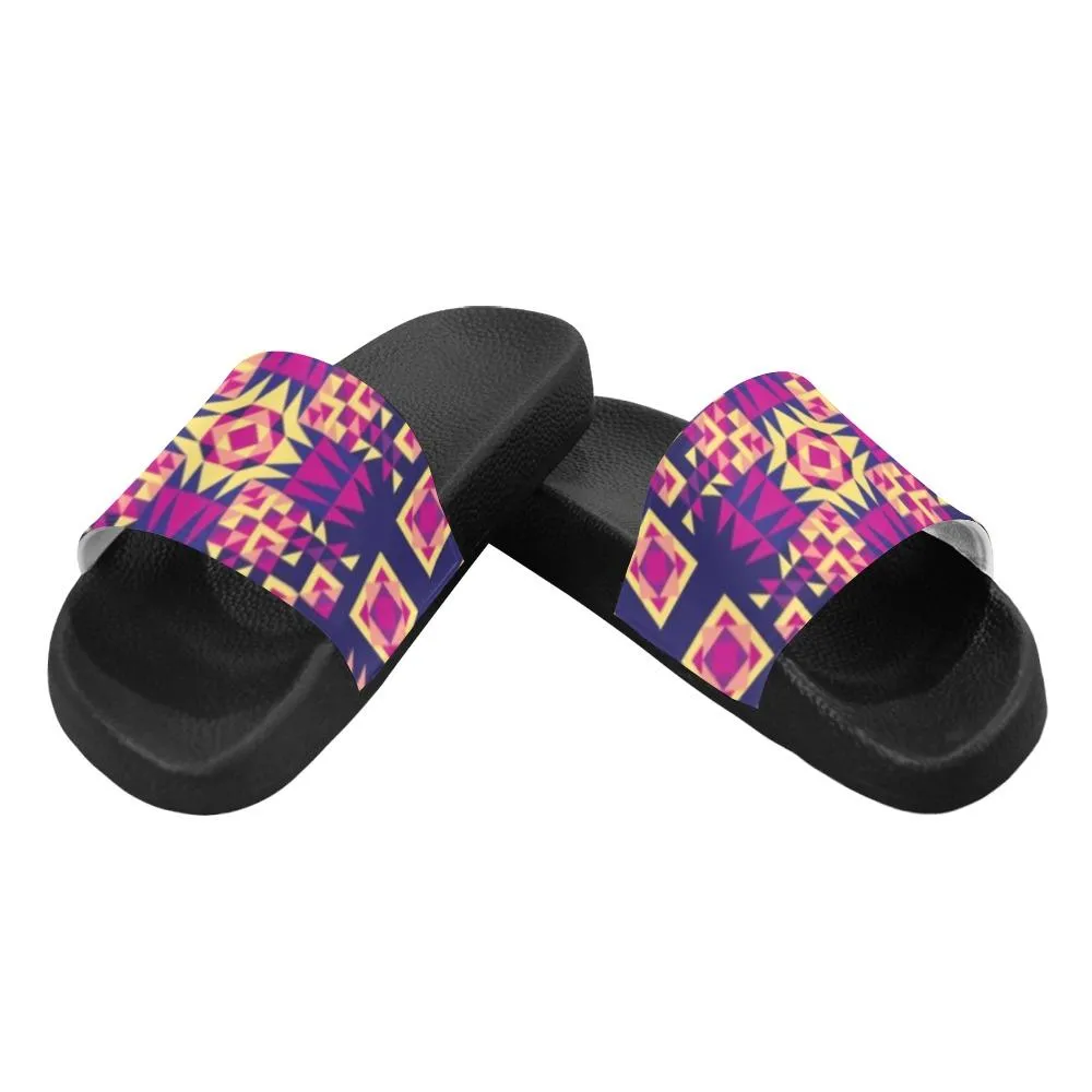 Kaleidoscope Bleu Women's Slide Sandals