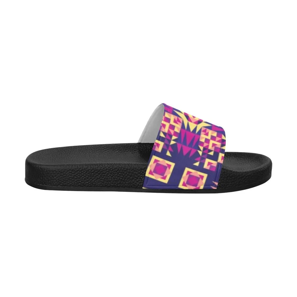 Kaleidoscope Bleu Women's Slide Sandals