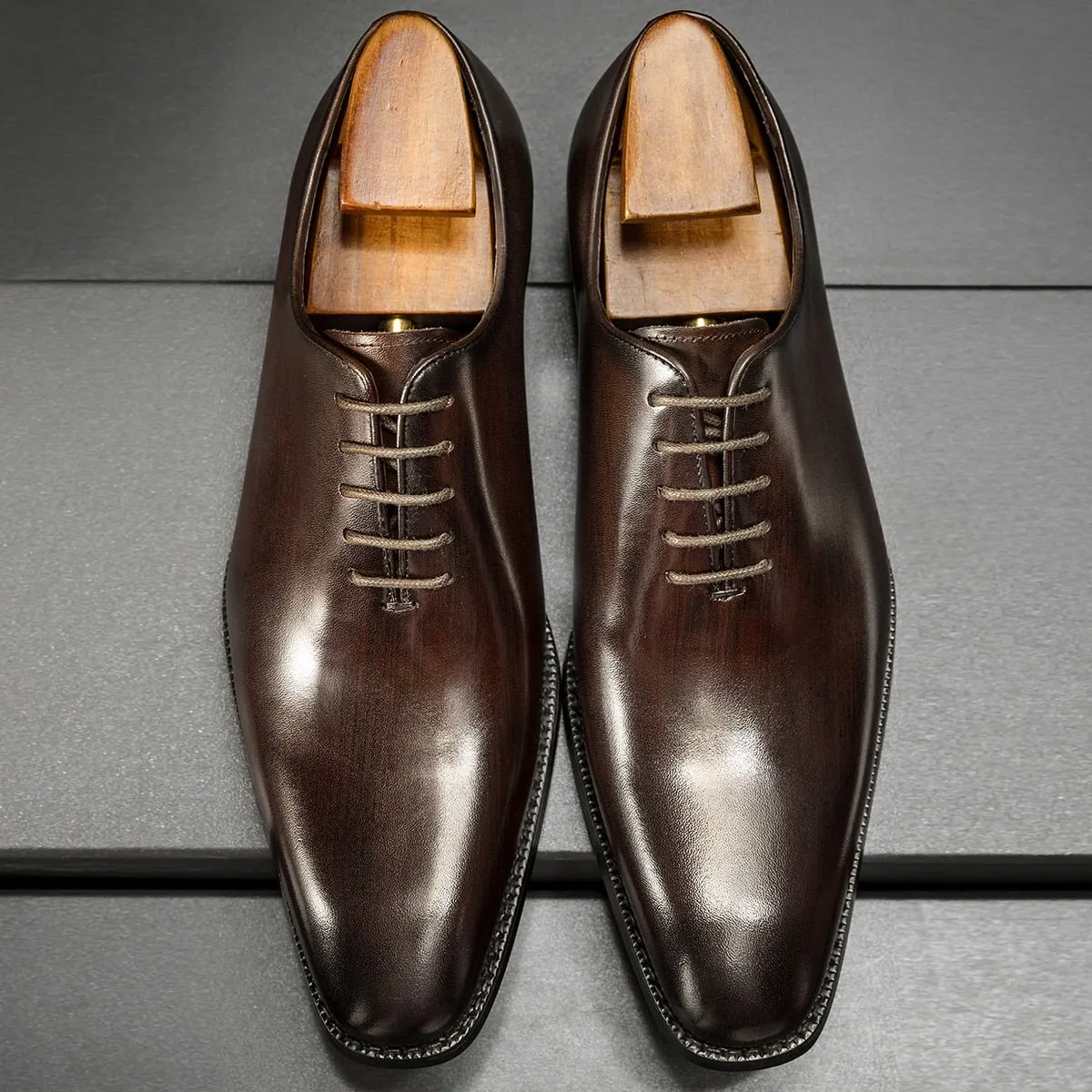 LaceLux Exotic Leather Dress Shoes