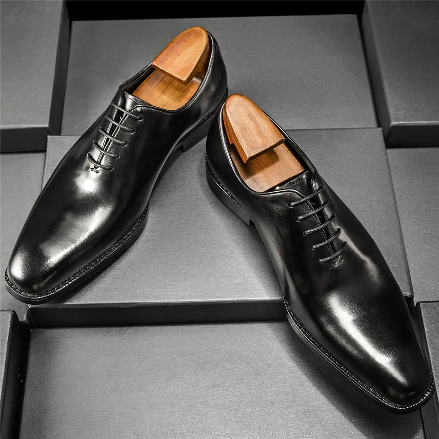 LaceLux Exotic Leather Dress Shoes