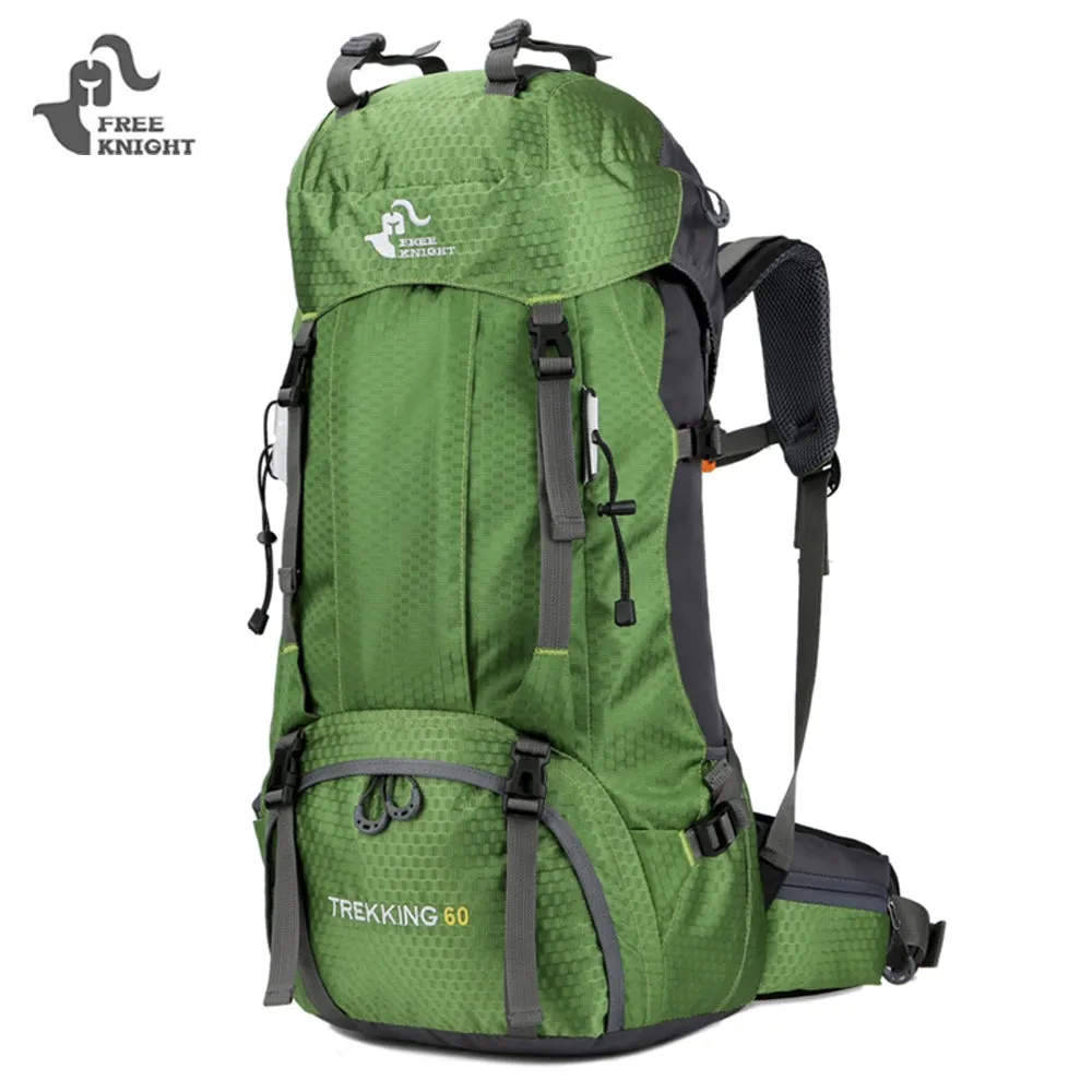 Large 60L Climbing Backpack with Rain Cover