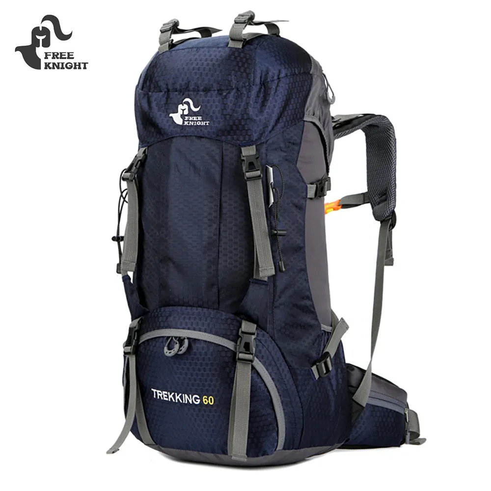 Large 60L Climbing Backpack with Rain Cover