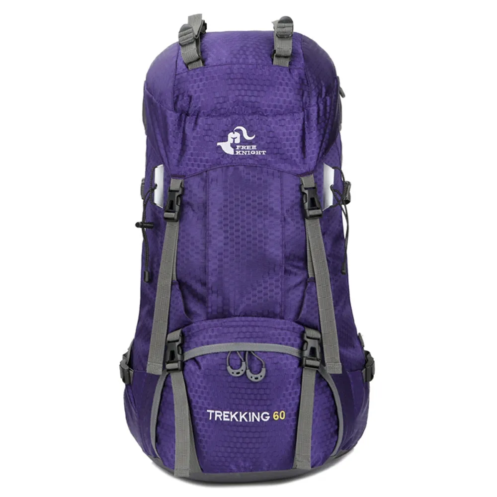 Large 60L Climbing Backpack with Rain Cover