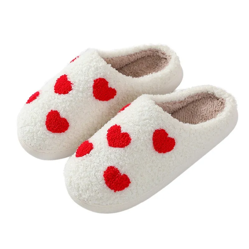 Mao Mao Home Slippers Cartoon Love Style Indoor and Outdoor Warm Slippers Cotton Slippers