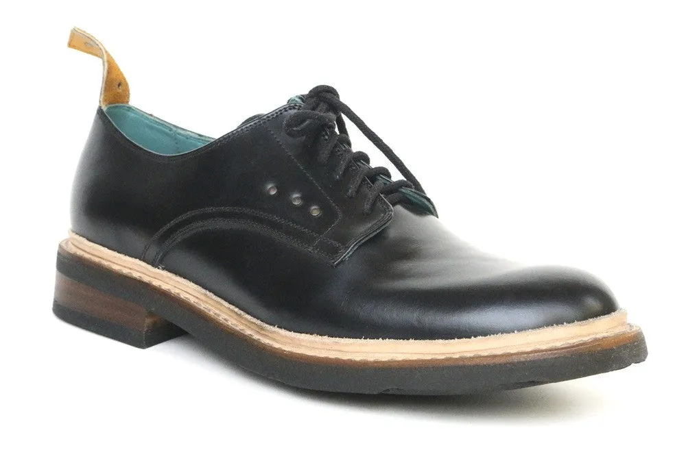 No.1050 RUNWAY derby shoe Black MEN