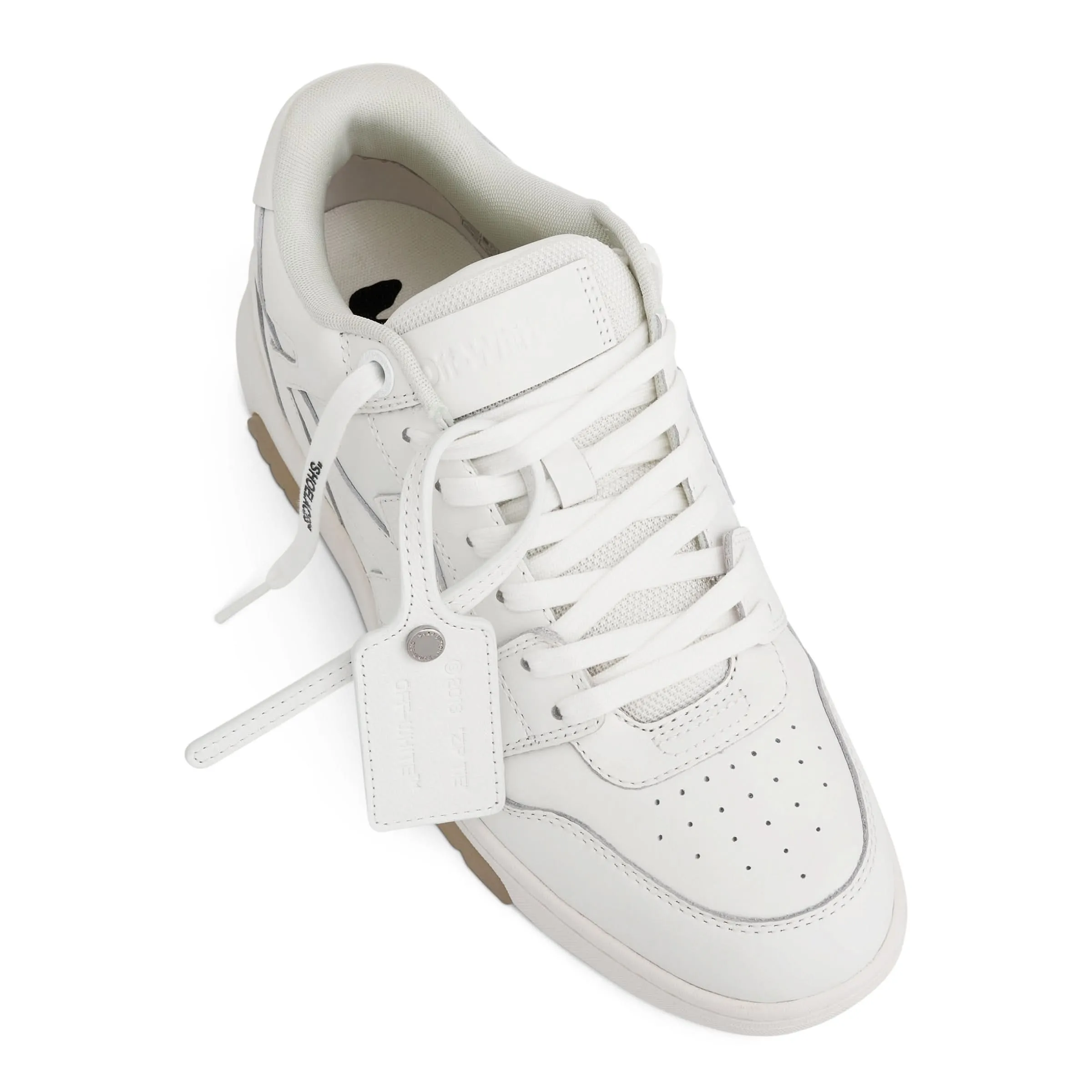 Out Of Office Leather Sneaker in White