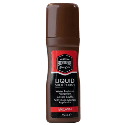 Shoetreats Liquid Shoe Polish Brown 75ml