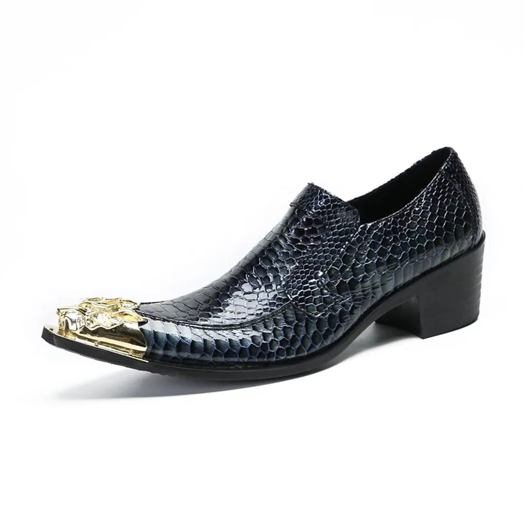 SuaveElite Exotic Leather Dress Shoes