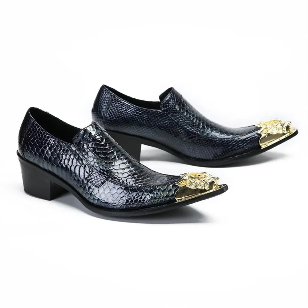 SuaveElite Exotic Leather Dress Shoes