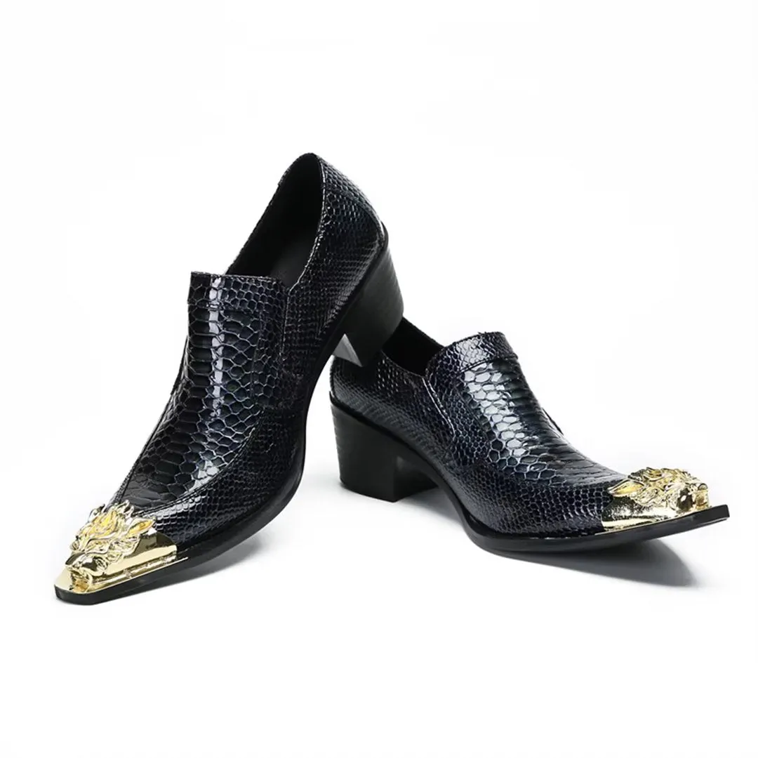 SuaveElite Exotic Leather Dress Shoes