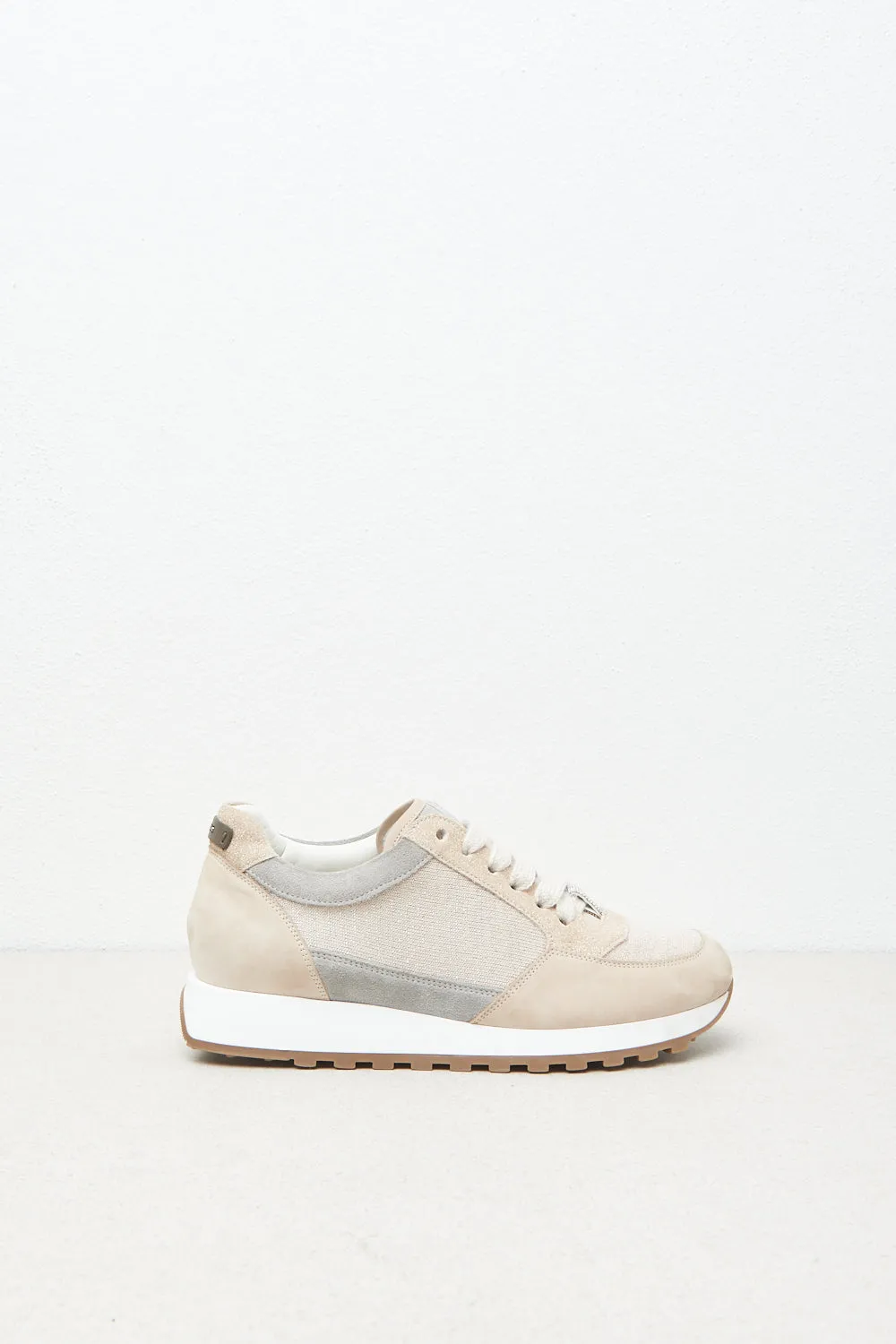 Suede nubuck leather sneakers