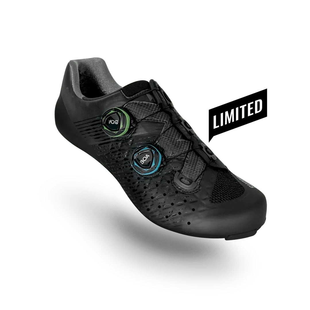 SUPLEST Road Cycling Shoes Pro - Black/Open LTD