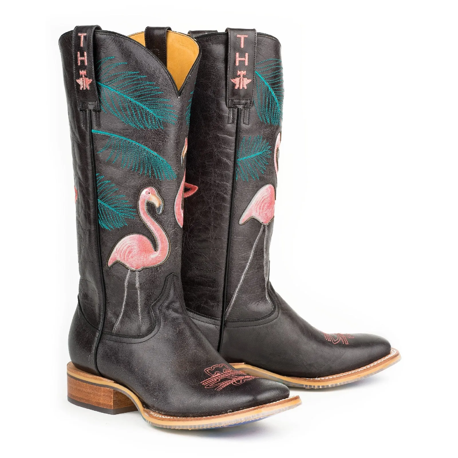 Tin Haul Women's Flamingo / Trailerhood Square Toe Boots 1214