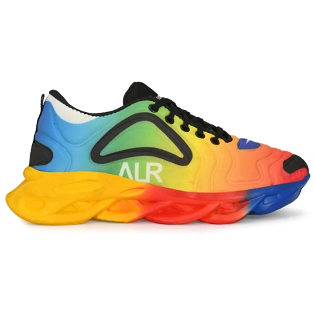 trendy multicolour sports shoes for men's