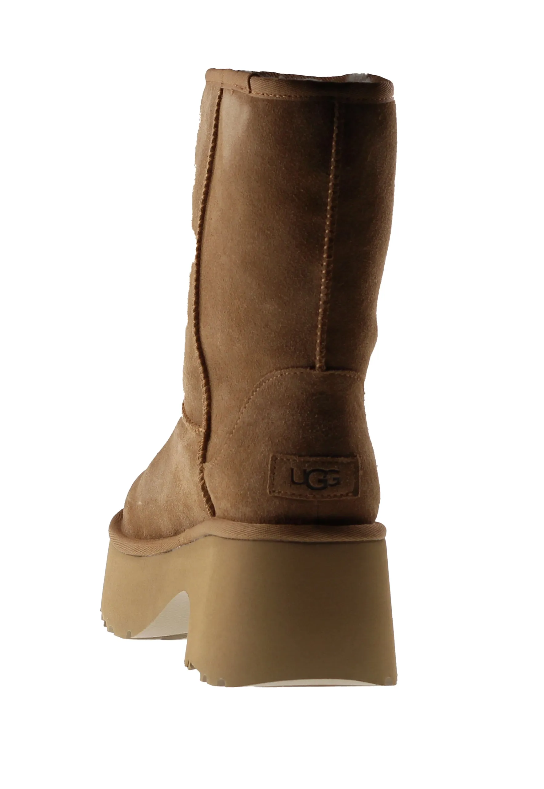 Ugg Boots Womens Classic Short New Heights Boot Chestnut