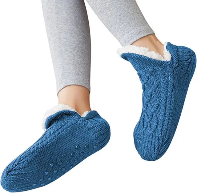 Women Non-Slip Thermal Socks Slippers